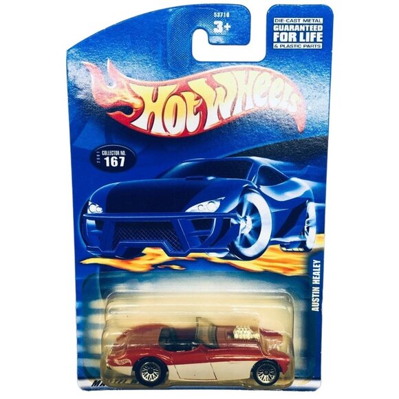 Hot Wheels Austin Healey collector 167 Mattel wheels 2000 red new READ - Picture 1 of 9